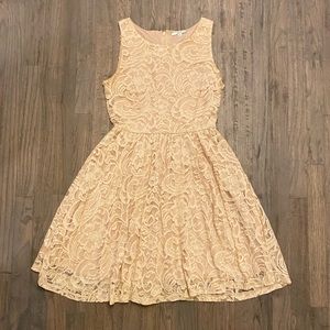Cream Lace Dress